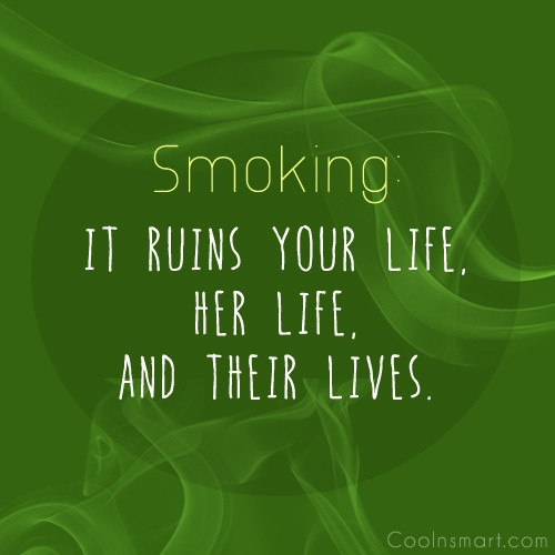 Quit Smoking Quotes Funny
 Quitting Smoking Quotes And Sayings QuotesGram