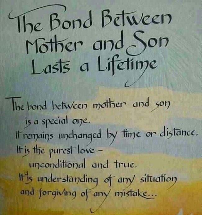 Quote About Mother And Son
 20 Mother and Son Quotes Quotes Hunter