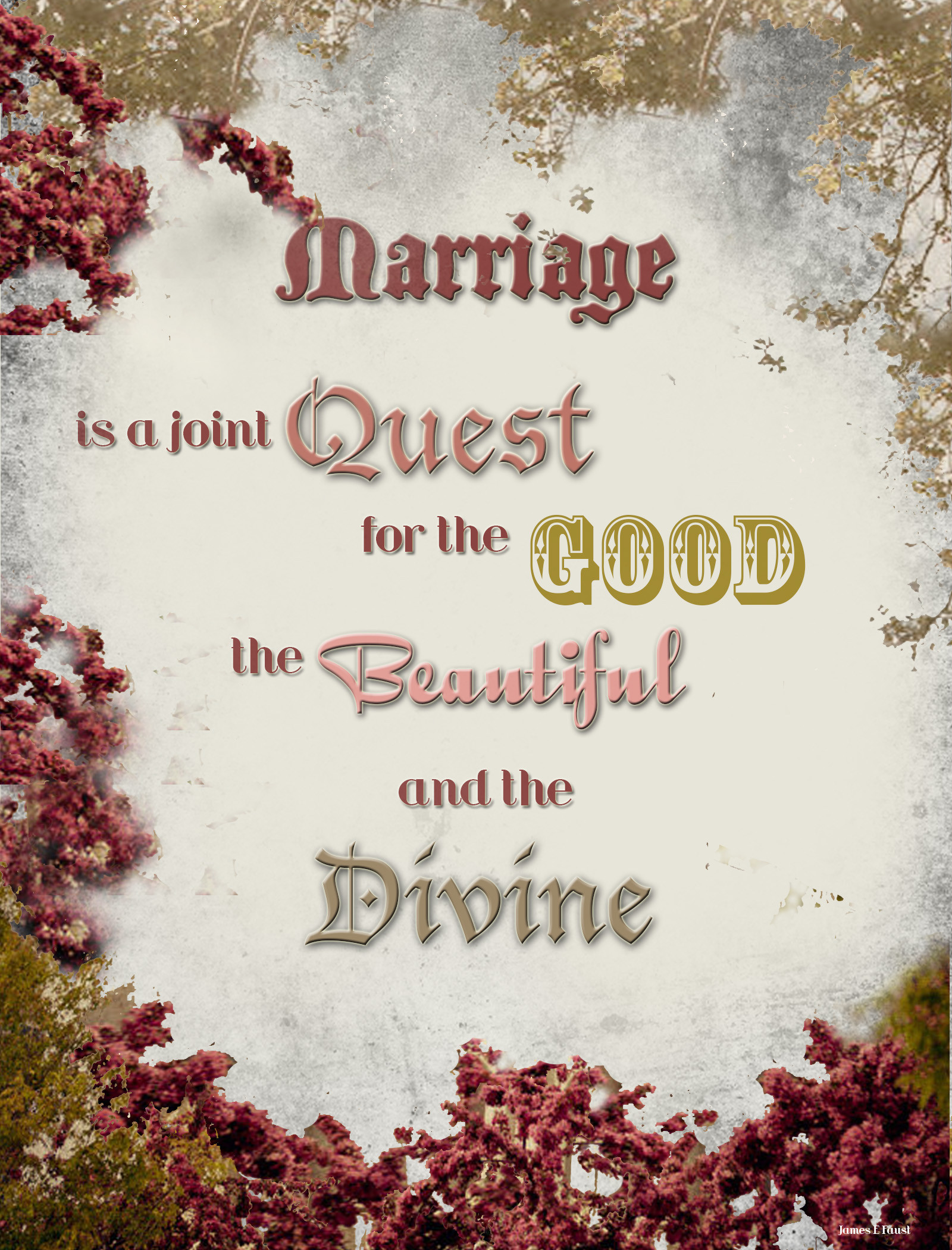 Quote Of Marriage
 February 9 2013 – Aunty Bears Blog