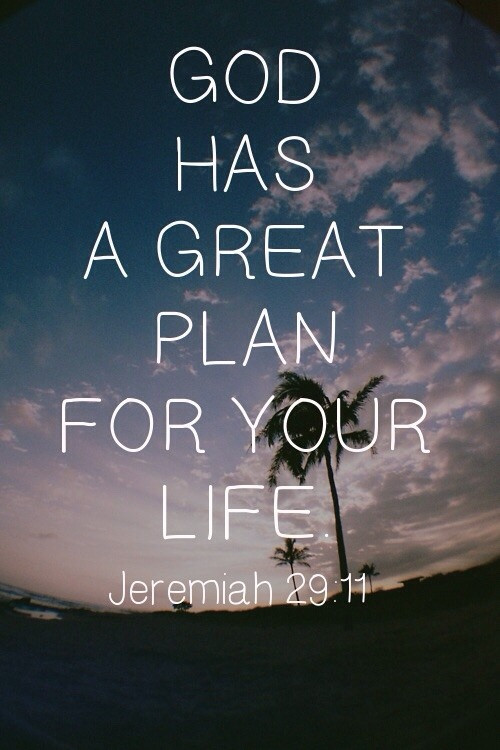 Quotes About God'S Plan For Your Life
 jeremiah 29 11 on Tumblr