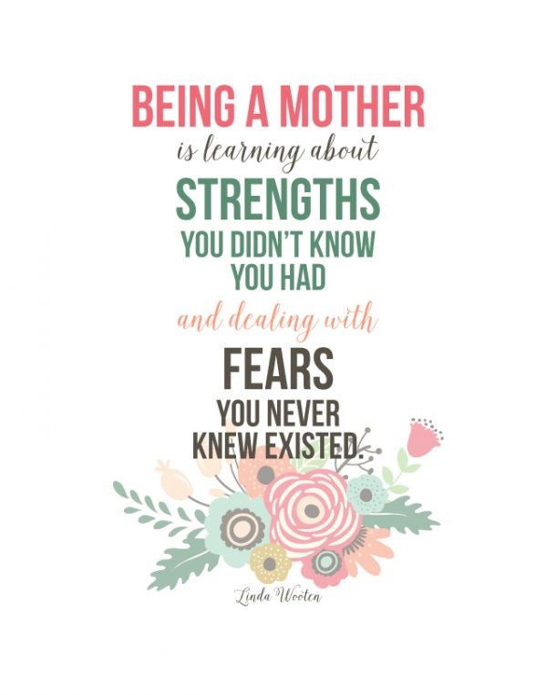 Quotes About Motherhood
 Sunday Encouragement Motherhood Quote