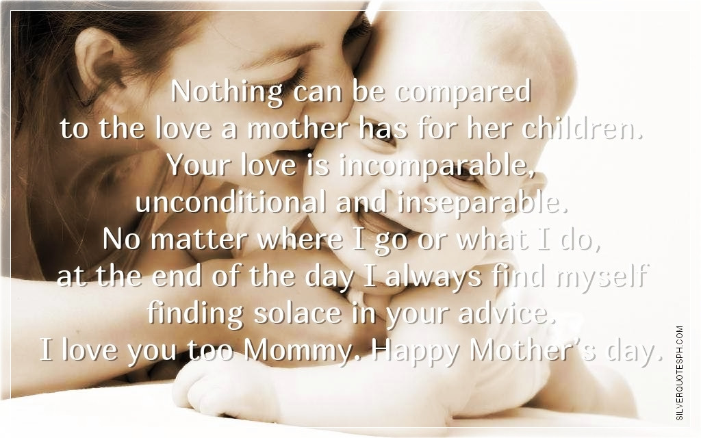 Quotes About Mothers Love For Her Child
 20 Beautiful Mothers Unconditional Love Quotes