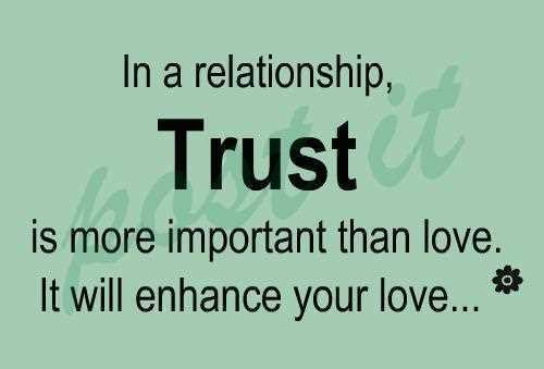 Quotes About Relationships And Trust
 No Trust – No Relationship