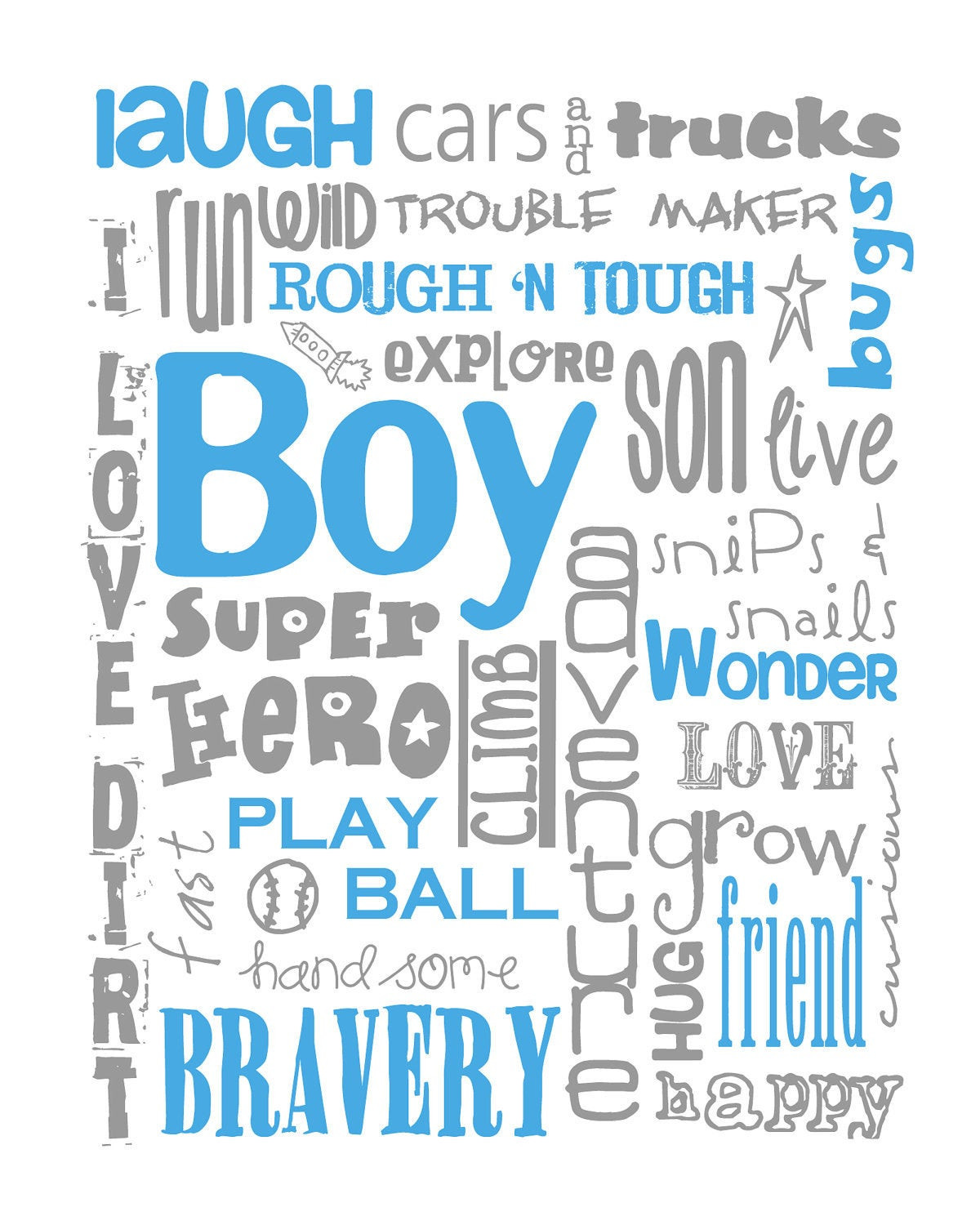 Quotes Baby Boys
 All Boy Subway Art for Nursery or Bedroom INSTANT DOWNLOAD set