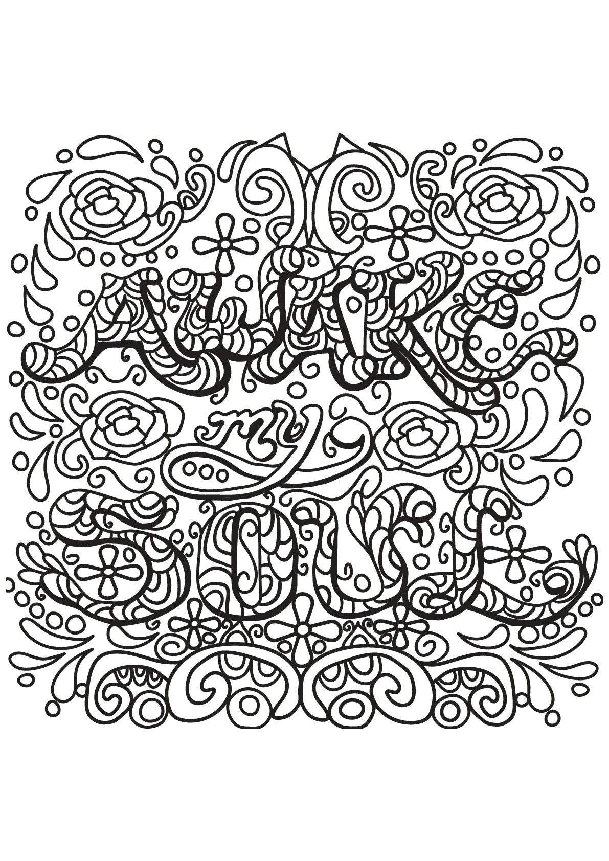 Quotes Coloring Pages For Adults
 Free book quote 9 Quotes Adult Coloring Pages