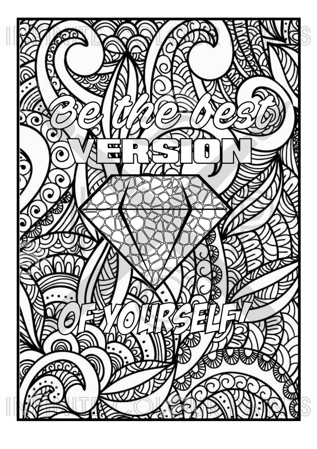 Quotes Coloring Pages For Adults
 Coloring page Adult coloring Coloring book by