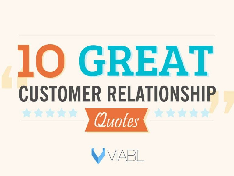Quotes Customer Relationship Management
 10 Great Customer Relationship Quotes