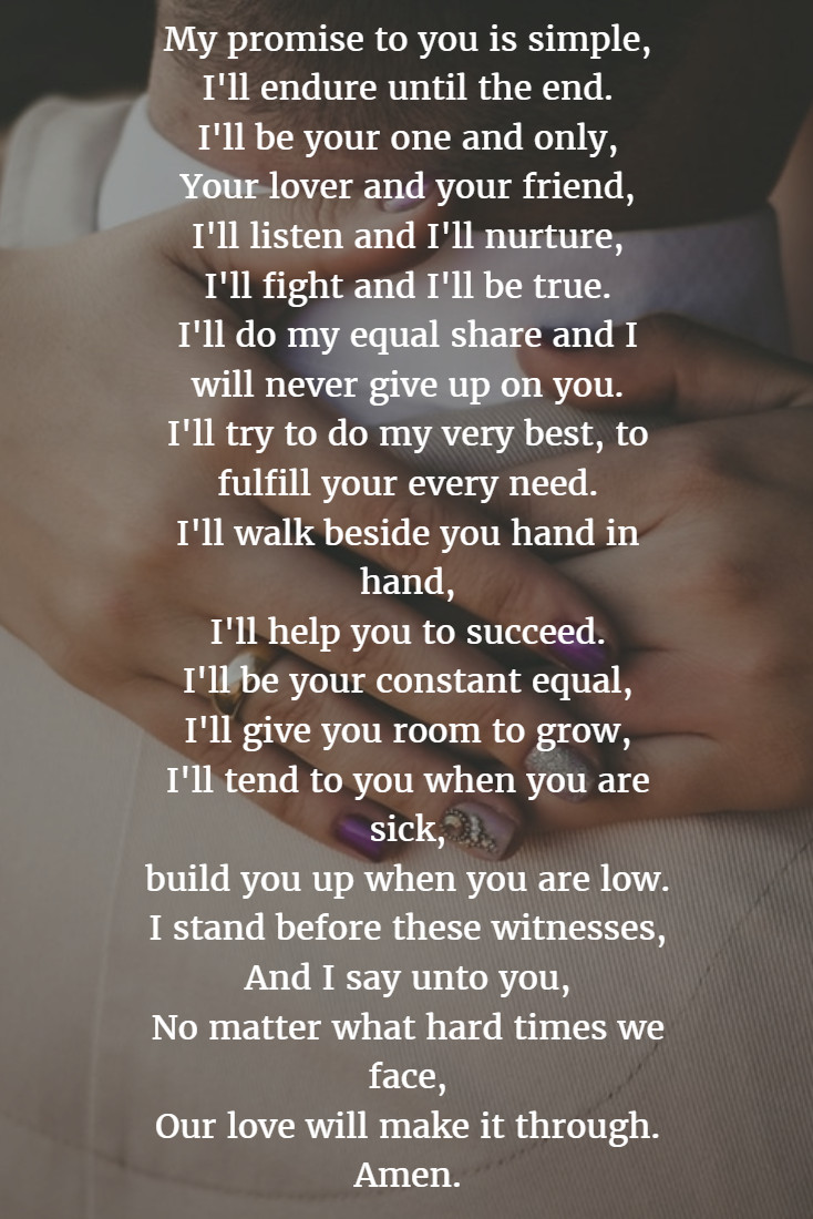 Quotes For Wedding Vows
 22 Examples About How to Write Personalized Wedding Vows