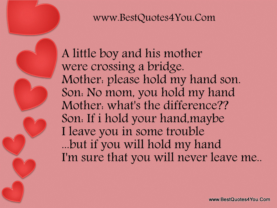 Quotes From Mothers To Sons
 Mother And Son Quotes QuotesGram