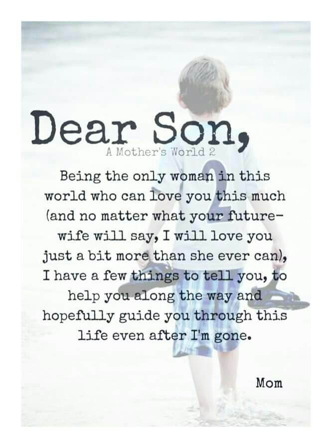 Quotes From Mothers To Sons
 197 best images about My handsome little man on Pinterest