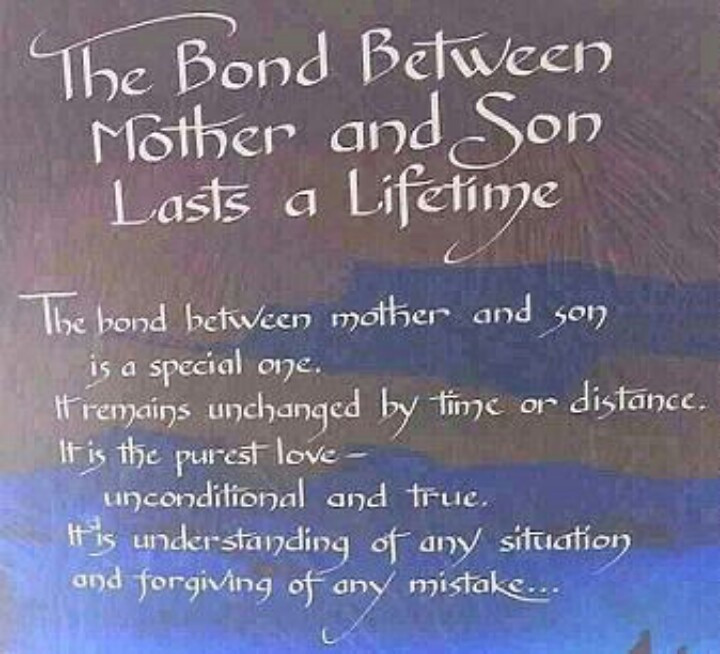 Quotes From Mothers To Sons
 Mother Son Bond Quotes QuotesGram