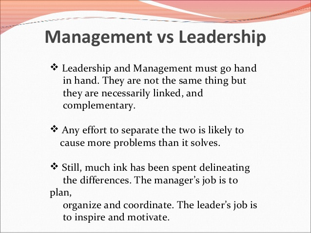 Quotes On Management And Leadership
 Management Versus Leadership Quotes QuotesGram