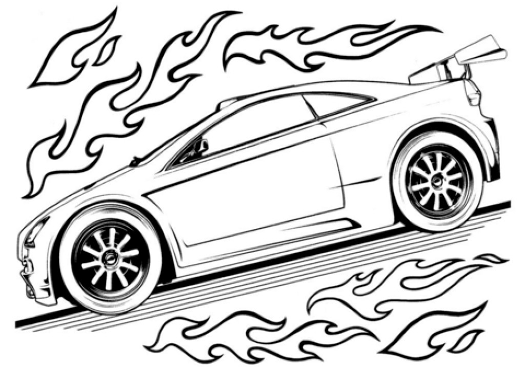 Race Car Coloring Pages For Kids
 Race Car Coloring Pages