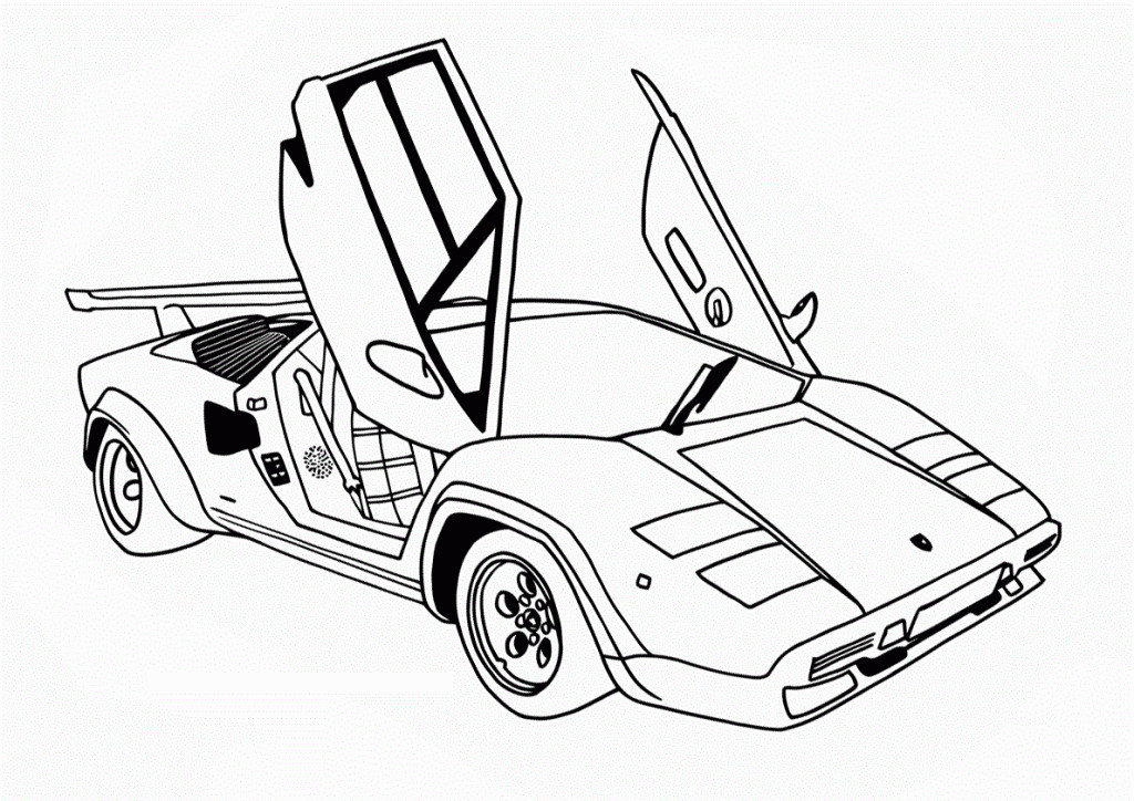 Race Car Coloring Pages For Kids
 Free Printable Race Car Coloring Pages For Kids