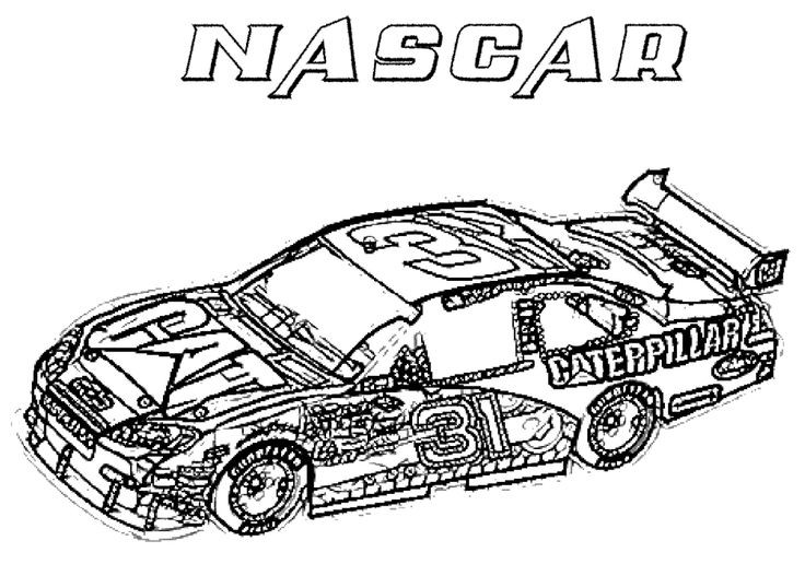 Race Car Coloring Pages Printable Free
 simple race car coloring pages