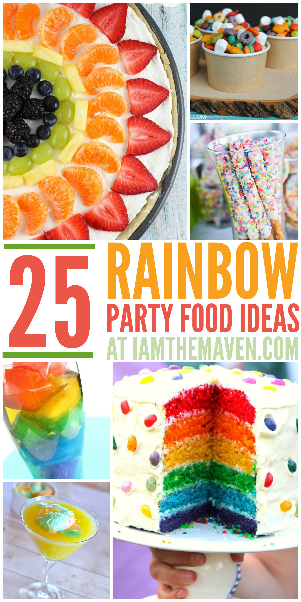 Rainbow Party Ideas Food
 25 Rainbow Party Food Ideas