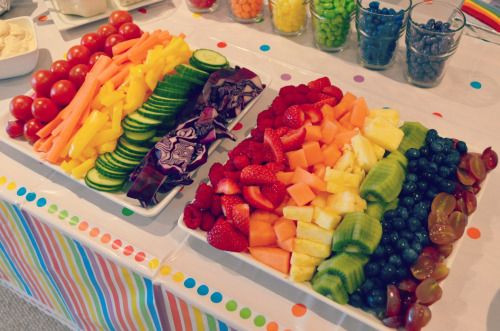 Rainbow Party Ideas Food
 Somewhere over the rainbow Rainbow Food