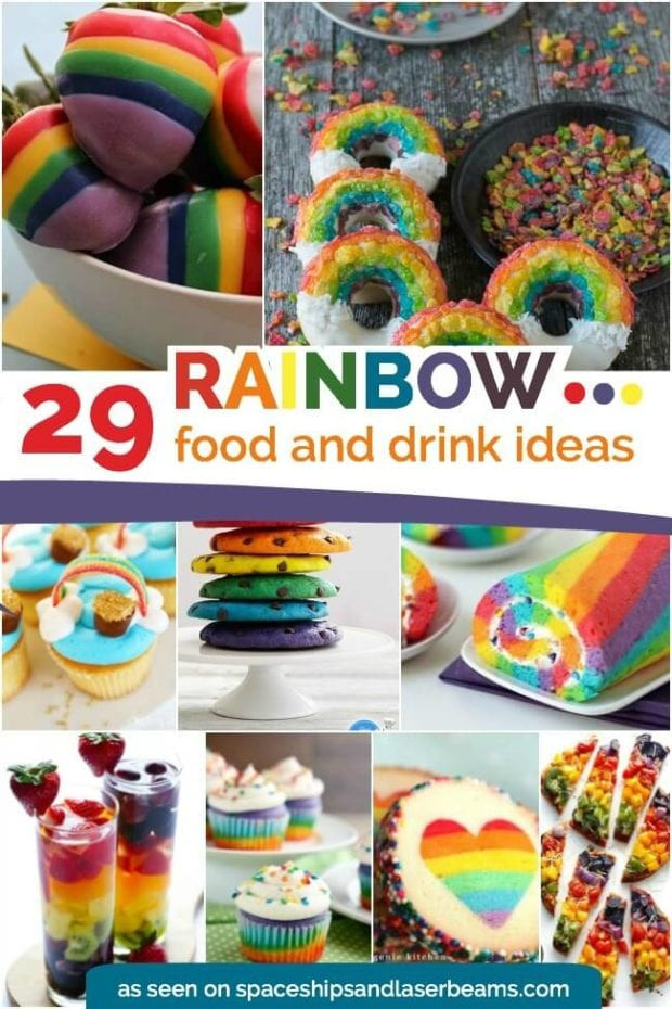 Rainbow Party Ideas Food
 Colorful Deviled Eggs Spaceships and Laser Beams