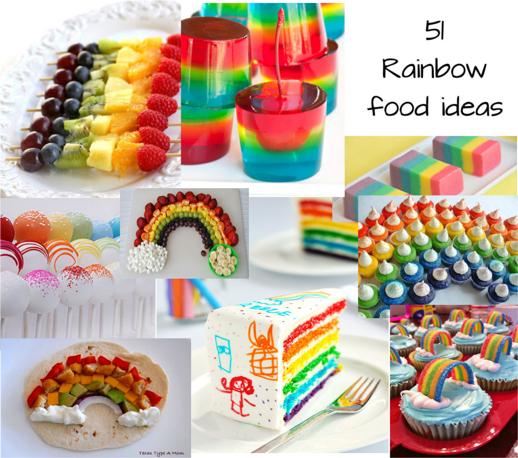 Rainbow Party Ideas Food
 Cute Food For Kids 51 Rainbow Food Ideas for St Patrick