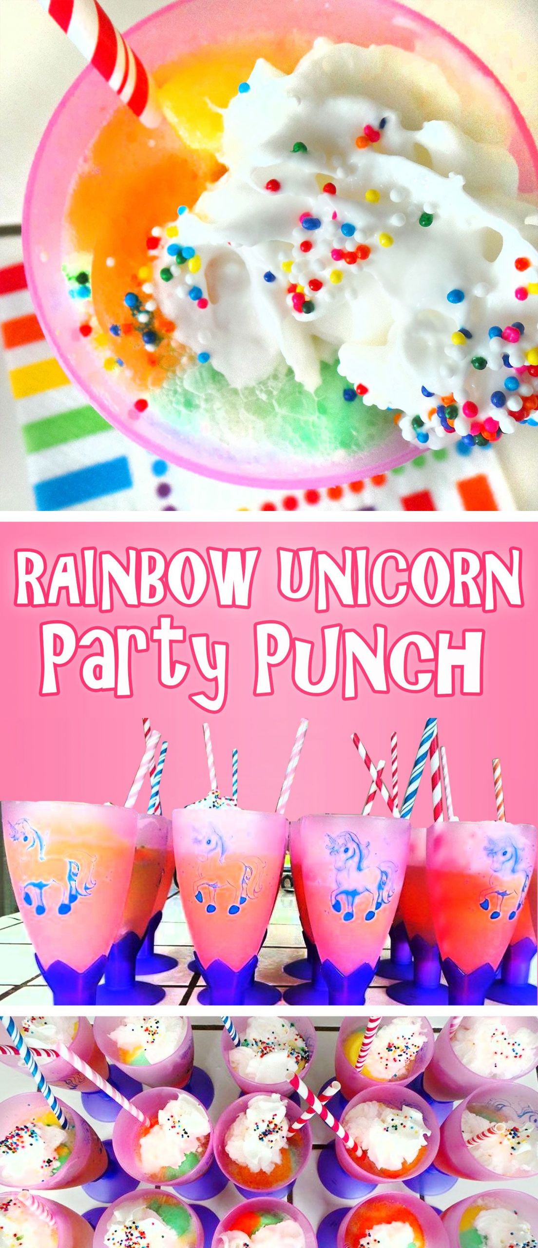 Rainbow Unicorn Party Ideas
 Rainbow Unicorn Party Punch Recipe Highlights Along The Way