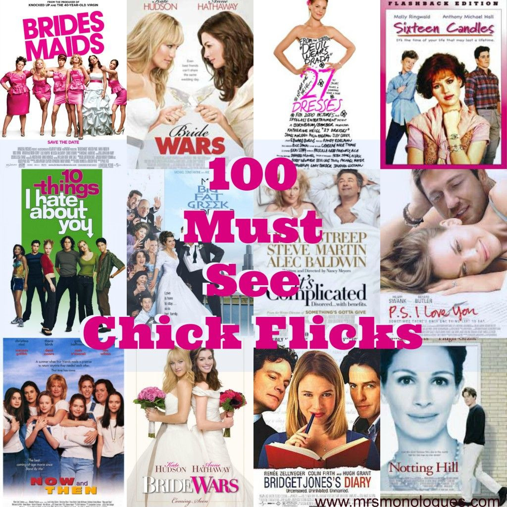 Rainy Day Bachelorette Party Ideas
 100 Must See Chick Flicks Mrs Monologues