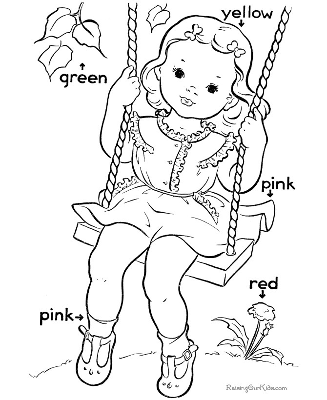 Raising Our Kids.Com Coloring Pages
 Learning primary colors 011