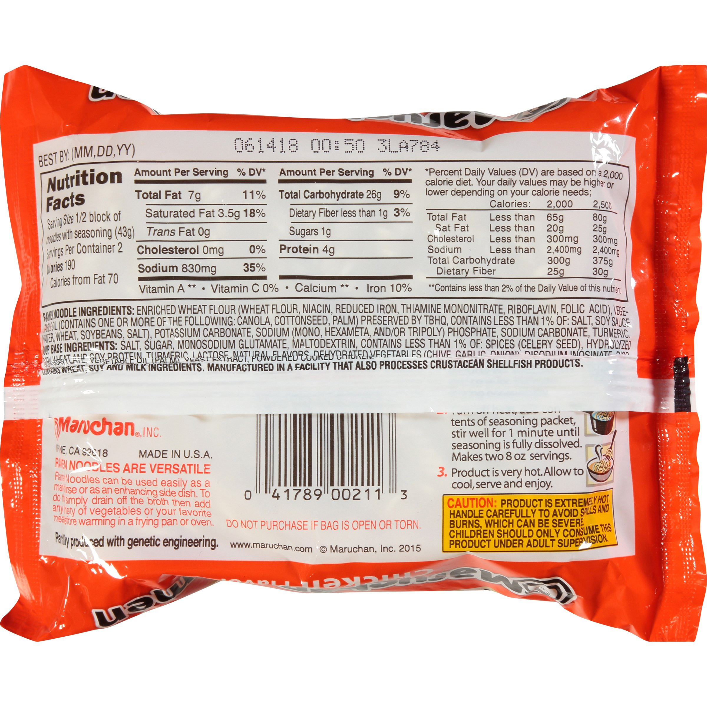 Ramen Noodles Nutrition Label
 ramen noodles nutrition label