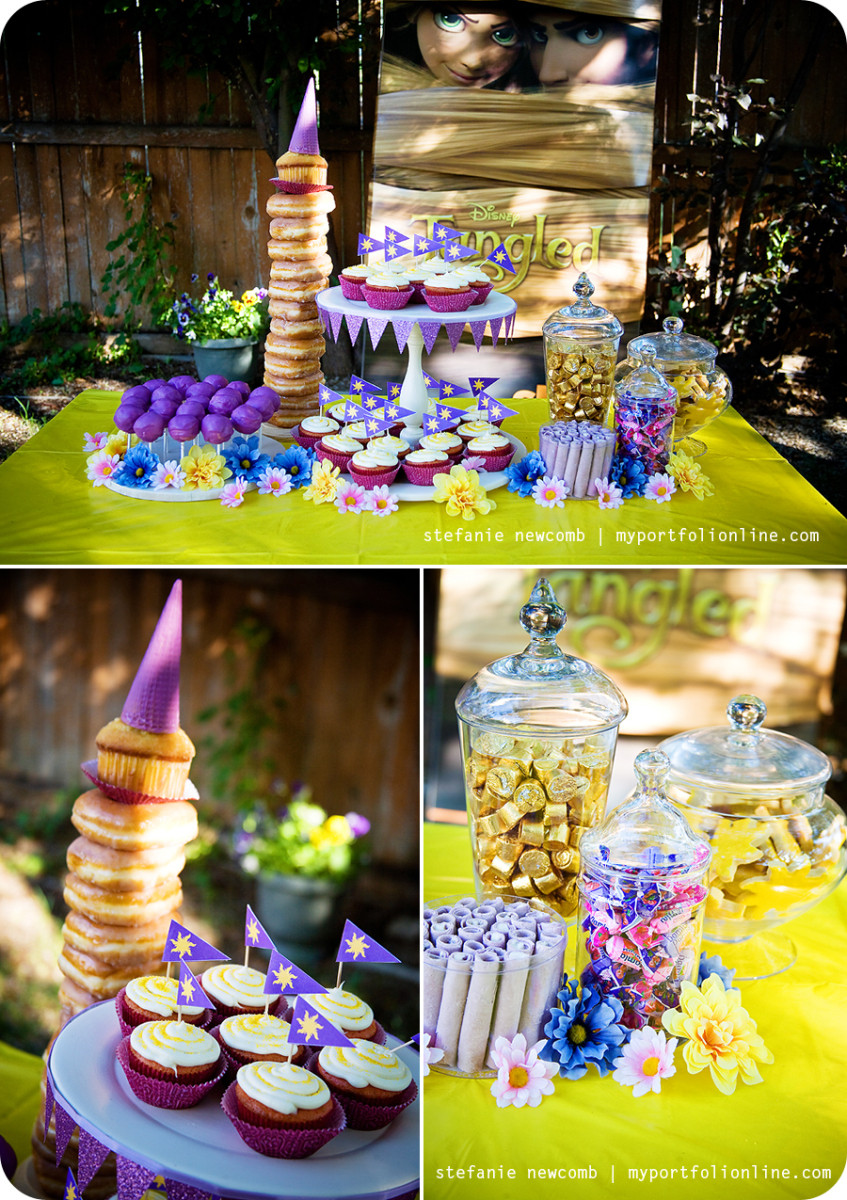 Rapunzel Birthday Decorations
 Rapunzel Tangled Birthday Party of the Month Way to go