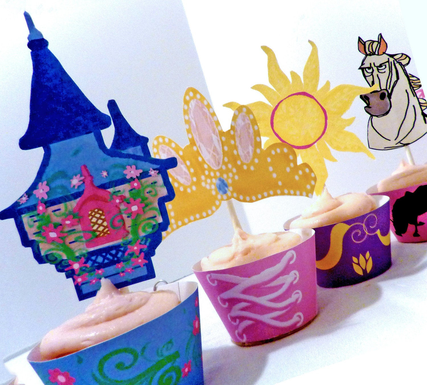 Rapunzel Birthday Decorations
 Instant Download Printable DIY Rapunzel Party Decorations