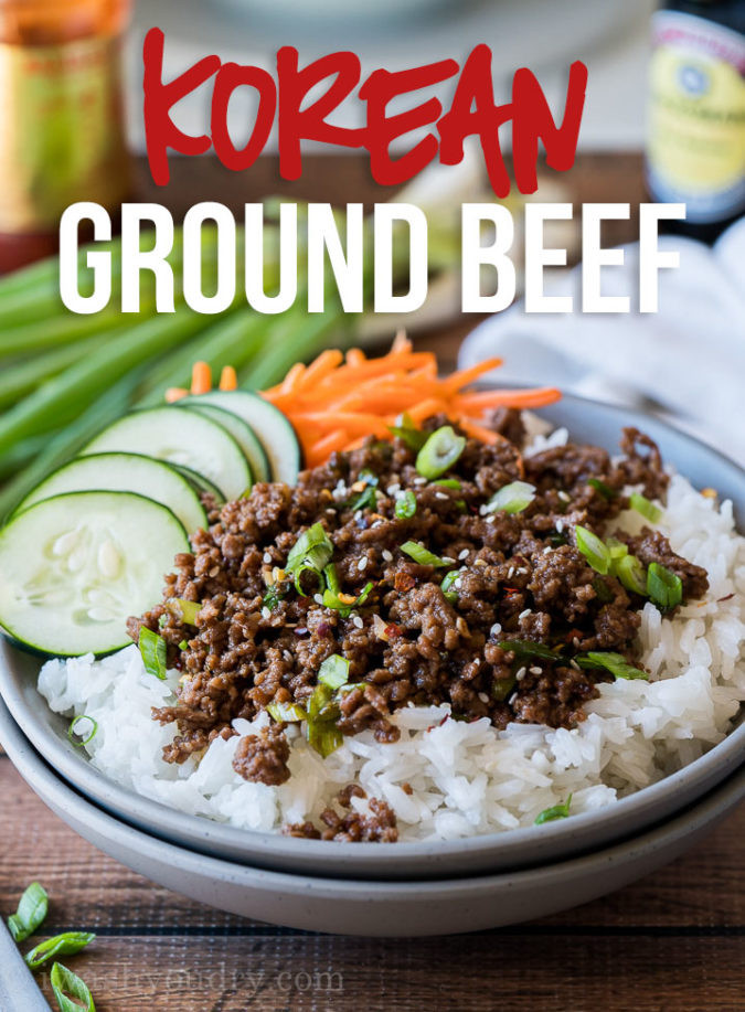 Recipe For Ground Beef
 Easy Korean Ground Beef Recipe