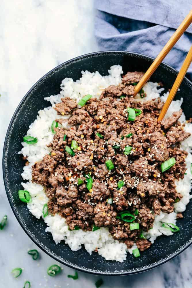 Recipe For Ground Beef
 Korean Ground Beef and Rice Bowls