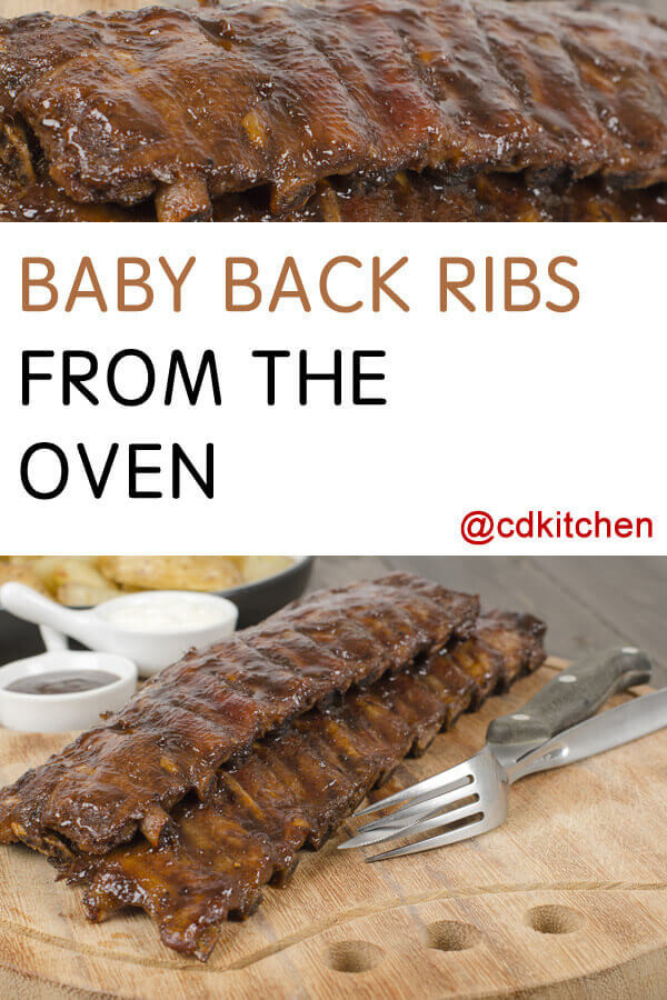 Recipes For Baby Back Ribs In Oven
 Baby Back Ribs From the Oven Recipe