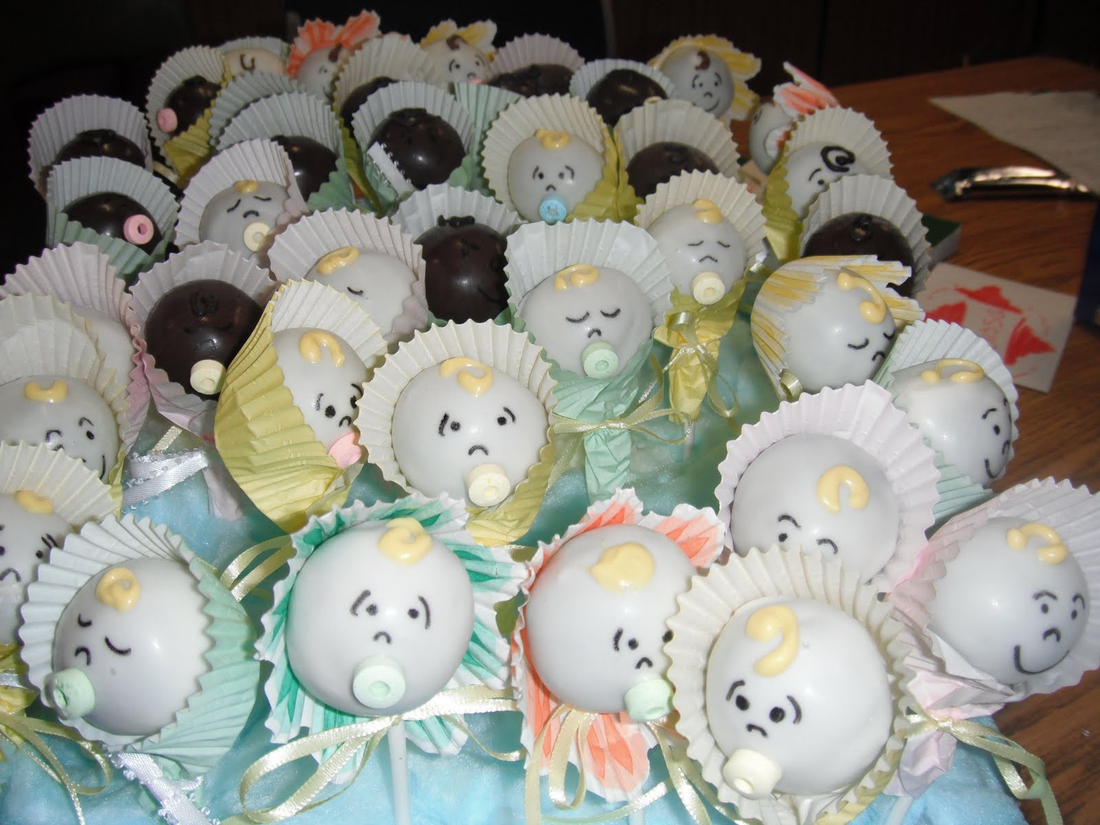 Recipes For Baby Showers
 Mrs 4444 Cooks Baby Shower Cake Pops