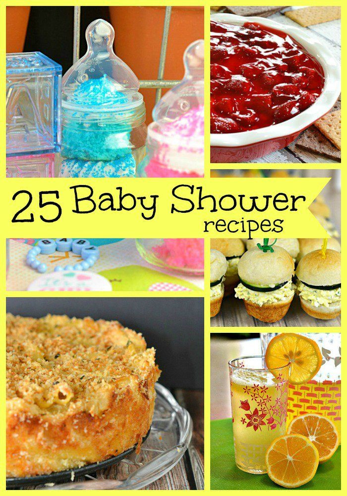 Recipes For Baby Showers
 1000 images about Baby Bridal Shower Ideas Food on