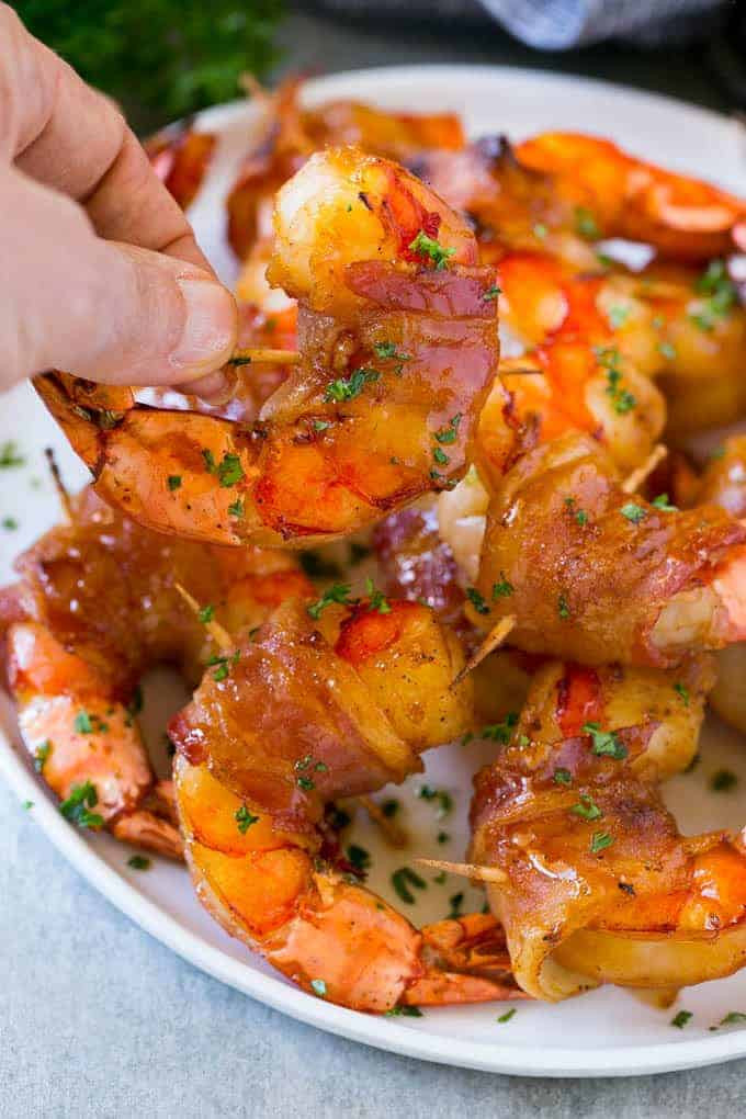 Recipes For Bacon Wrapped Shrimp
 Sweet and Savory Bacon Wrapped Shrimp