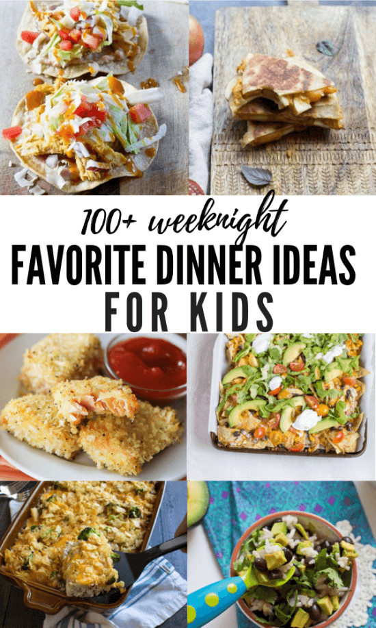 Recipes For Dinner For Kids
 100 Dinner Ideas for Kids