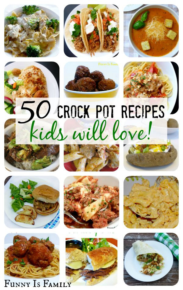Recipes For Dinner For Kids
 Crock Pot Recipes Kids Will Actually Eat