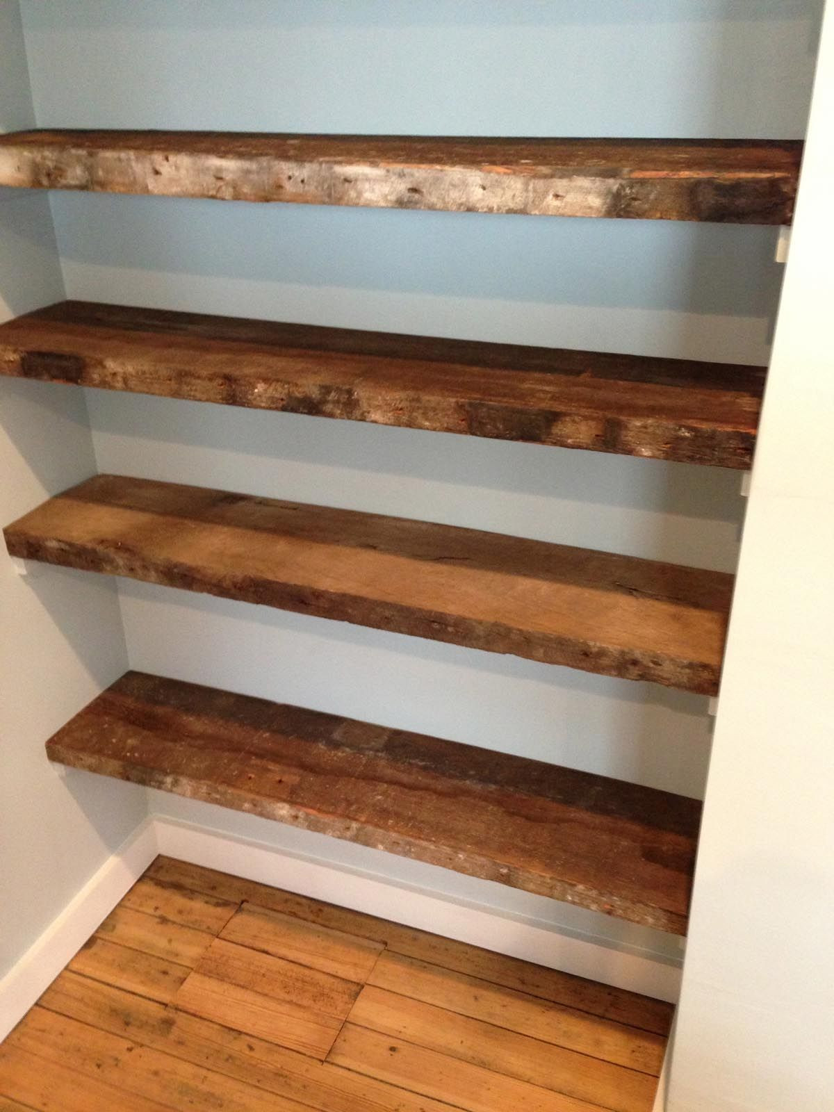 Reclaimed Wood Shelves DIY
 reclaimed wood shelves Google Search