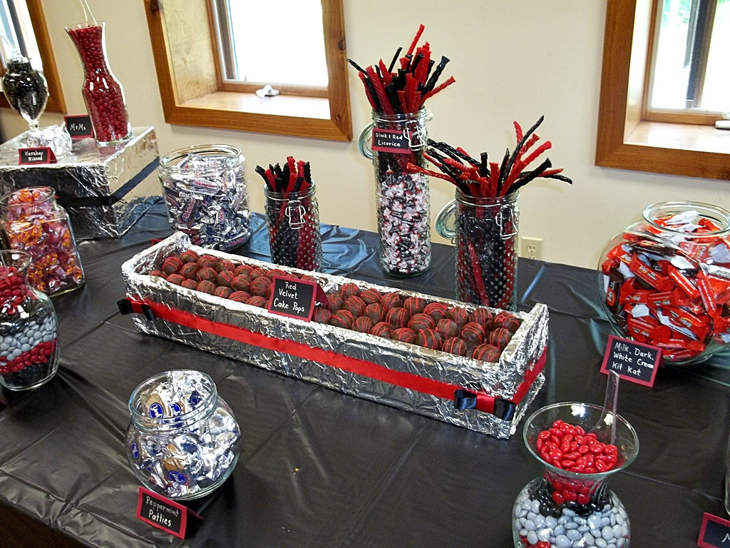 The top 35 Ideas About Red and Black Graduation Party Ideas - Home