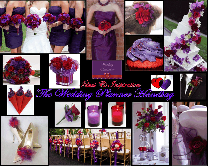 Red And Purple Wedding Theme
 Wedding Ideas & Inspiration Purple & Red Wedding Theme