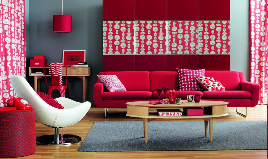 Red Living Room Decor
 Interesting Ideas of Red Living Room Decor Camer Design