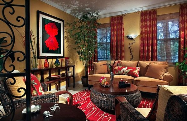 Red Living Room Decor
 Decorating with Red s & Inspiration for a Beautiful