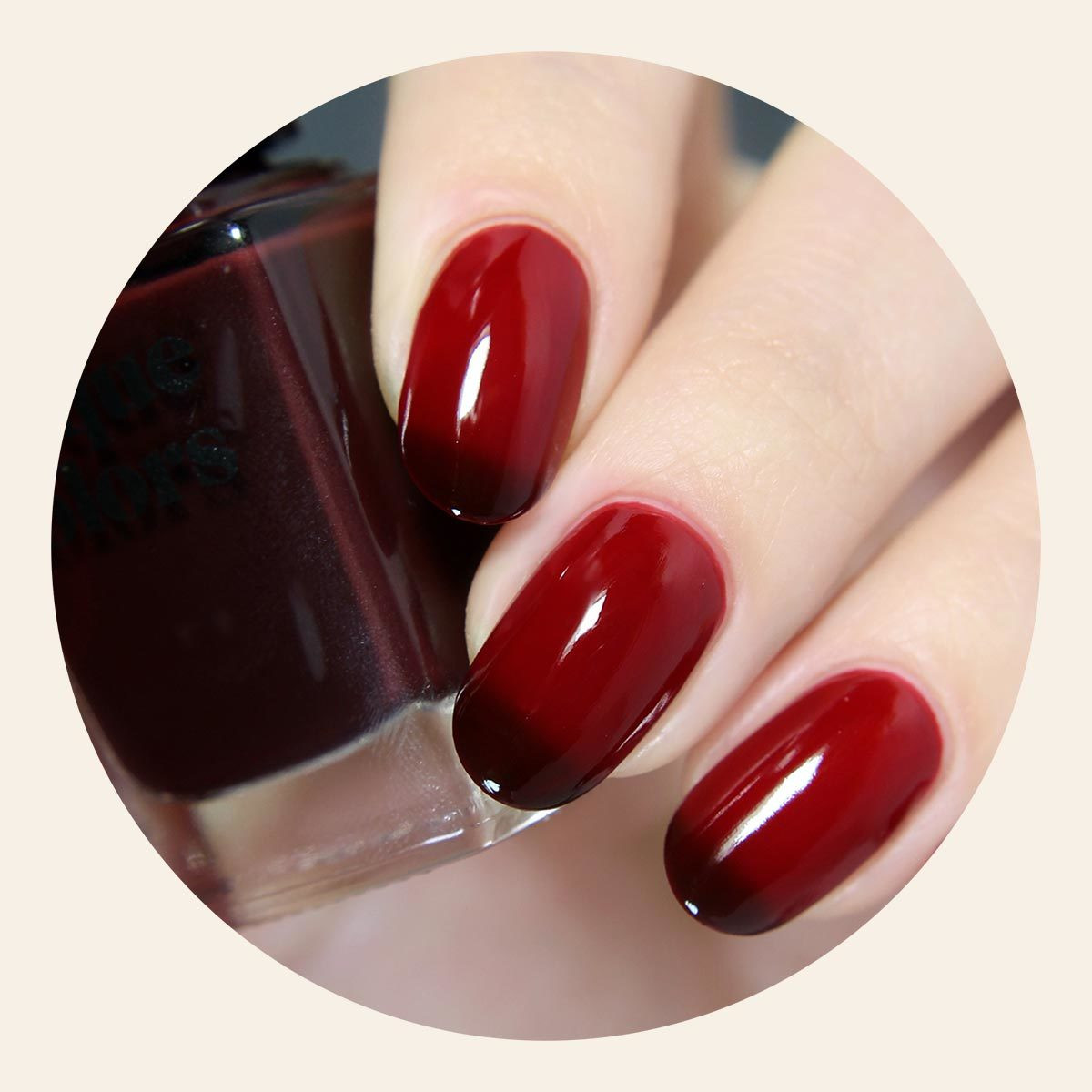 Red Nail Colors
 Oxblood Red Thermal Nail Polish Cirque Colors Rothko Red