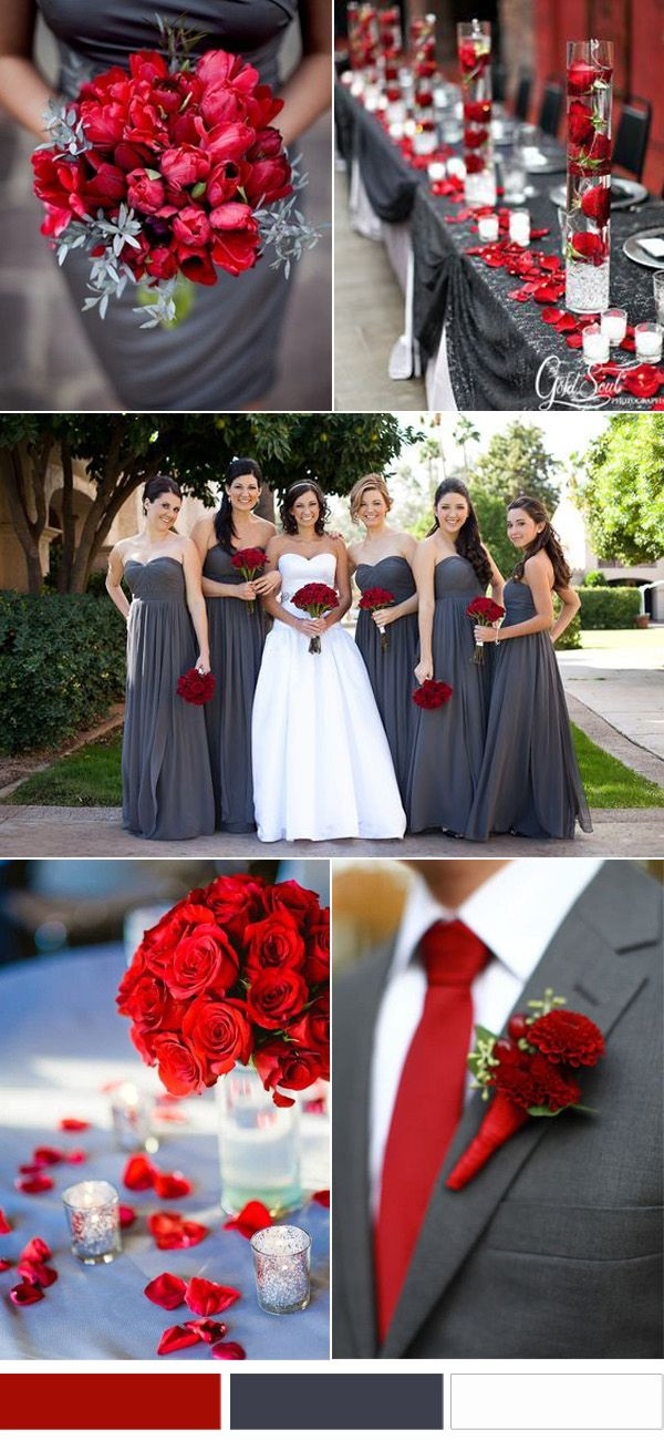 Red Wedding Theme
 9 Most Popular Wedding Color Schemes from Pinterest to