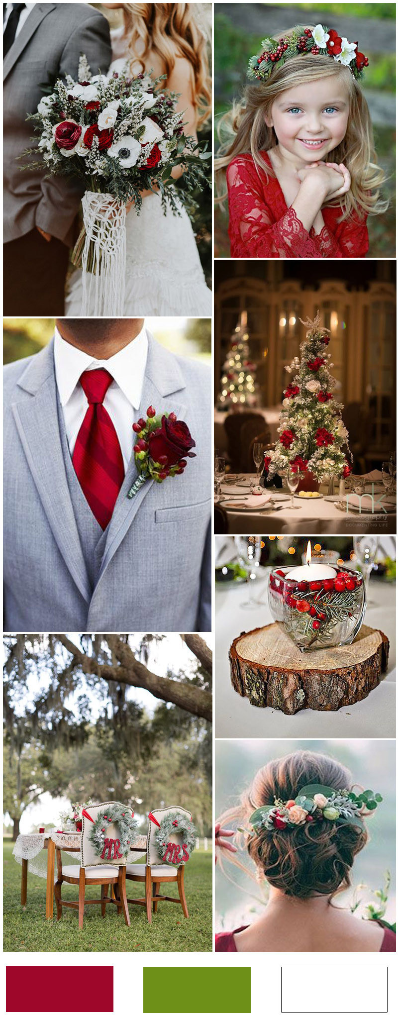 Red Wedding Theme Ideas
 16 Christmas Wedding Ideas You Can’t Miss