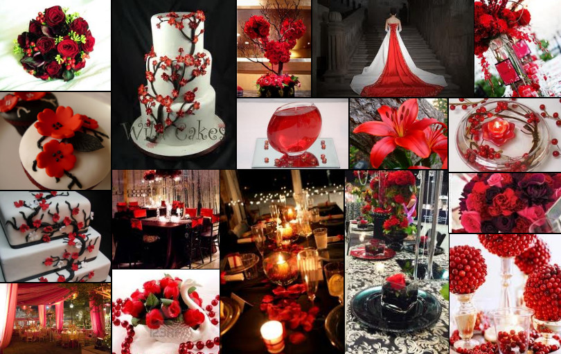 Red Wedding Theme Ideas
 It s Good to be Queen September 2014