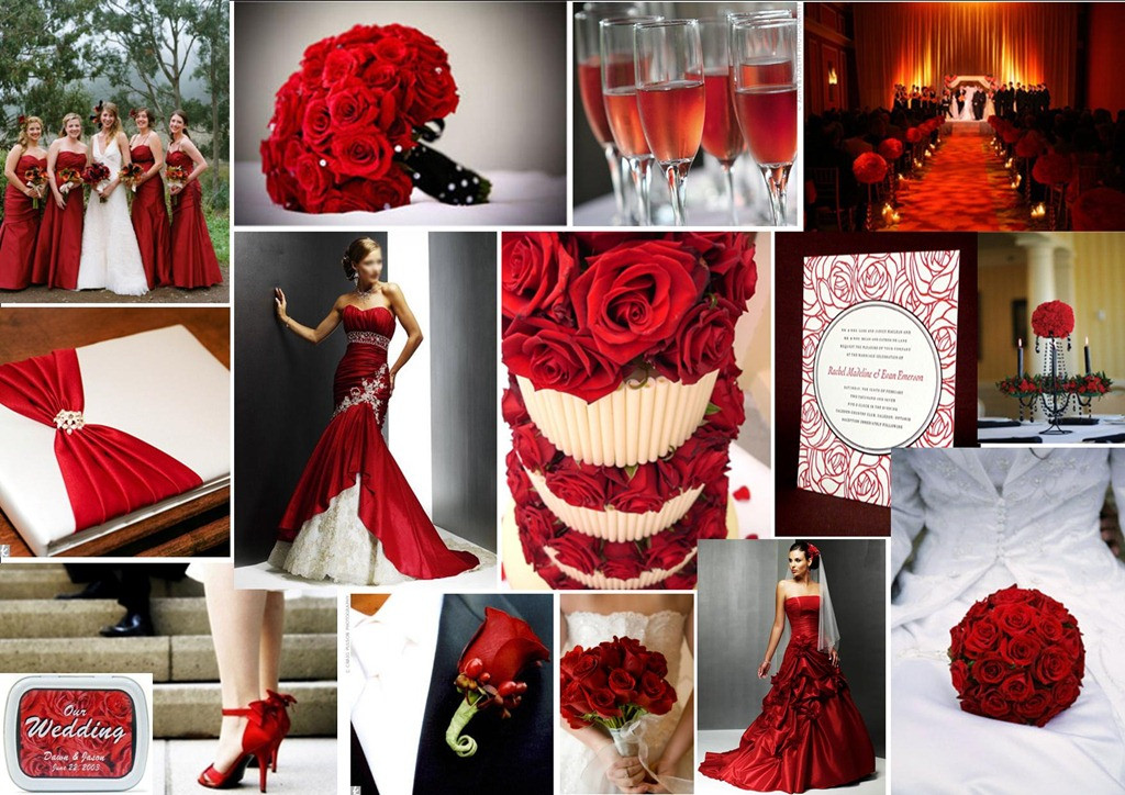 Red Wedding Theme Ideas
 Eduarda s blog Make the site your own by adding personal