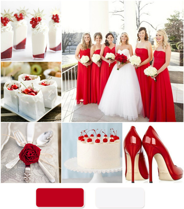 Red Wedding Theme Ideas
 The Red Wedding Color bination Ideas