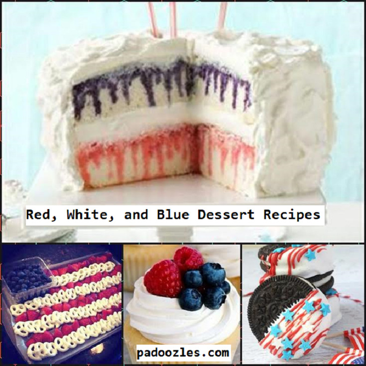Red White And Blue Dessert Recipes
 Red White And Blue Dessert Recipes