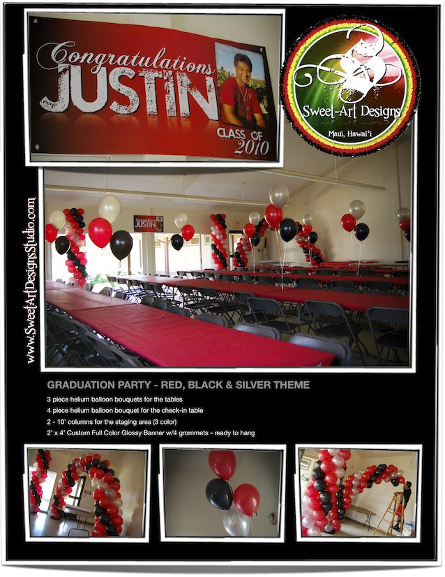 Red White And Blue Graduation Party Ideas
 Balloon Columns Arches